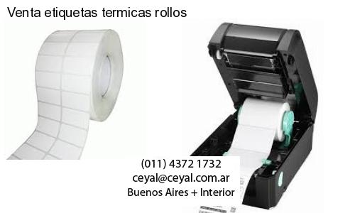 Venta etiquetas termicas rollos