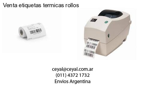 Venta etiquetas termicas rollos