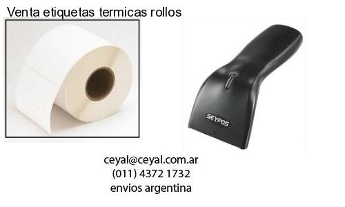 Venta etiquetas termicas rollos