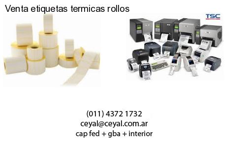 Venta etiquetas termicas rollos