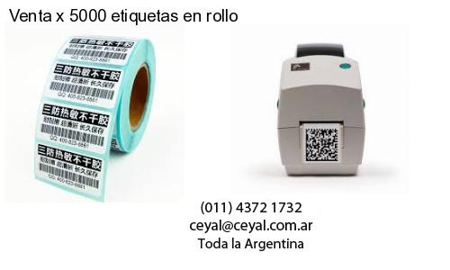 70 x 50 OPP  x 1000 etiquetas – Argentina