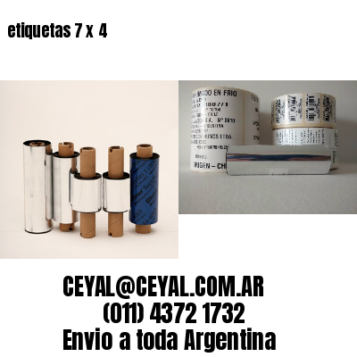etiquetas 7 x 4