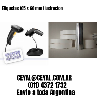 Etiquetas 105 x 60 mm ilustracion