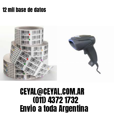 12 mil base de datos