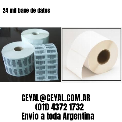 24 mil base de datos