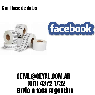 6 mil base de datos