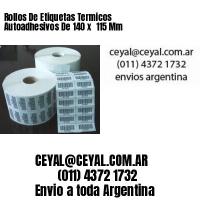 Rollos De Etiquetas Termicos Autoadhesivos De 140 x  115 Mm