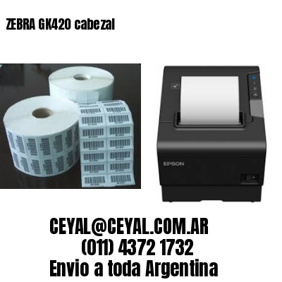 ZEBRA GK420 cabezal