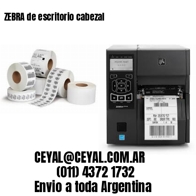 ZEBRA de escritorio cabezal