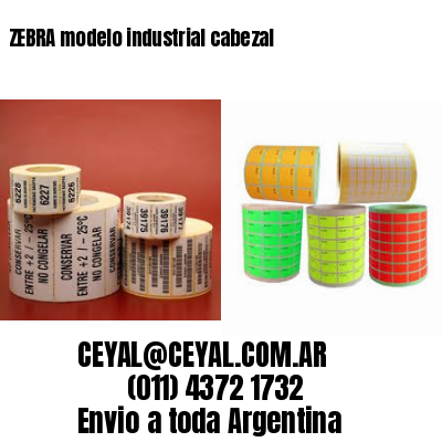 ZEBRA modelo industrial cabezal