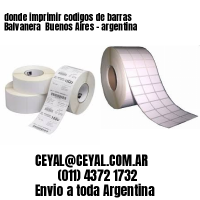 donde imprimir codigos de barras Balvanera  Buenos Aires – argentina