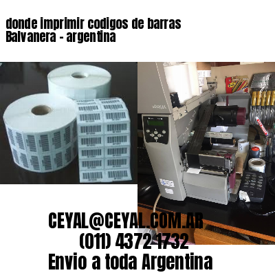 donde imprimir codigos de barras Balvanera – argentina