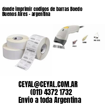 donde imprimir codigos de barras Boedo  Buenos Aires – argentina