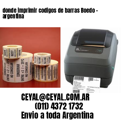 donde imprimir codigos de barras Boedo – argentina