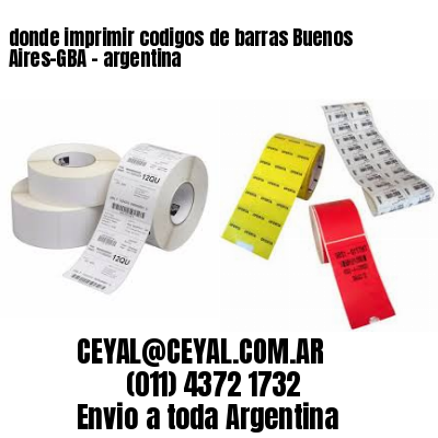 donde imprimir codigos de barras Buenos Aires-GBA – argentina