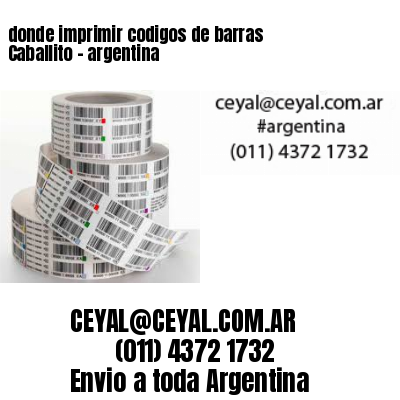 donde imprimir codigos de barras Caballito – argentina