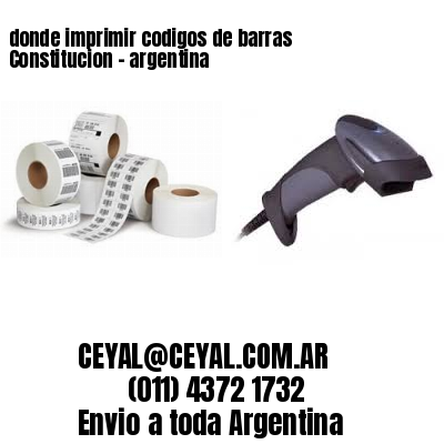 donde imprimir codigos de barras Constitucion – argentina