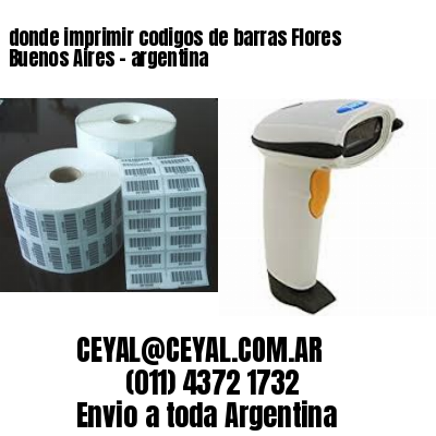 donde imprimir codigos de barras Flores  Buenos Aires – argentina