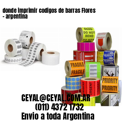donde imprimir codigos de barras Flores – argentina