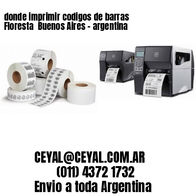 donde imprimir codigos de barras Floresta  Buenos Aires – argentina