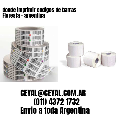 donde imprimir codigos de barras Floresta – argentina