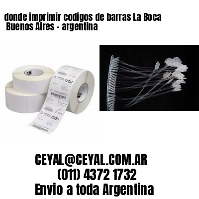 donde imprimir codigos de barras La Boca  Buenos Aires – argentina