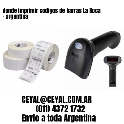 donde imprimir codigos de barras La Boca – argentina