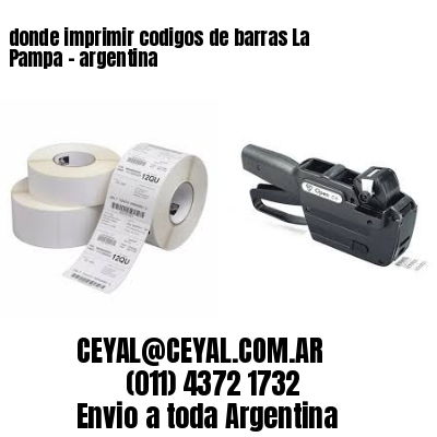 donde imprimir codigos de barras La Pampa – argentina
