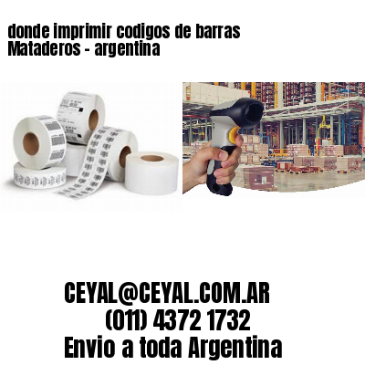 donde imprimir codigos de barras Mataderos – argentina