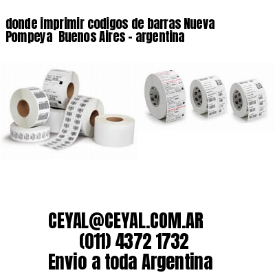 donde imprimir codigos de barras Nueva Pompeya  Buenos Aires – argentina