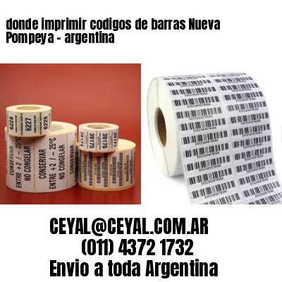 donde imprimir codigos de barras Nueva Pompeya – argentina