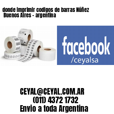 donde imprimir codigos de barras Núñez  Buenos Aires – argentina