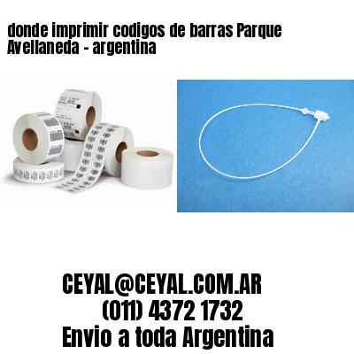 donde imprimir codigos de barras Parque Avellaneda – argentina