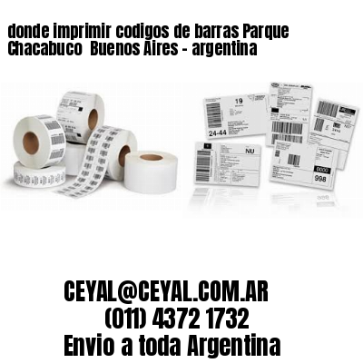 donde imprimir codigos de barras Parque Chacabuco  Buenos Aires – argentina