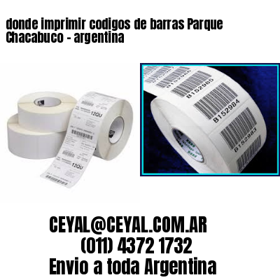 donde imprimir codigos de barras Parque Chacabuco – argentina