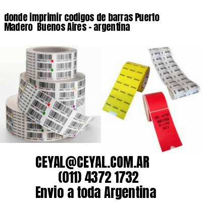 donde imprimir codigos de barras Puerto Madero  Buenos Aires – argentina