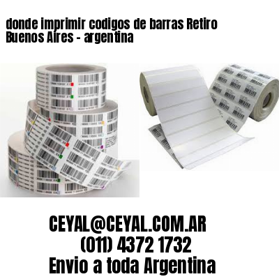donde imprimir codigos de barras Retiro  Buenos Aires – argentina
