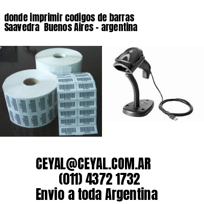 donde imprimir codigos de barras Saavedra  Buenos Aires – argentina