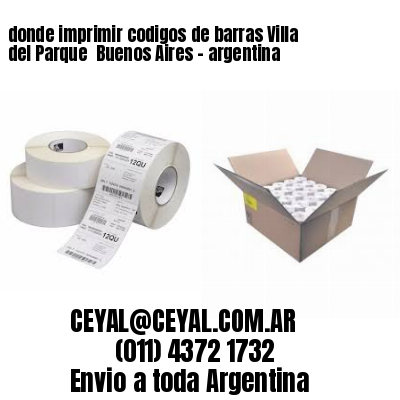donde imprimir codigos de barras Villa del Parque  Buenos Aires – argentina