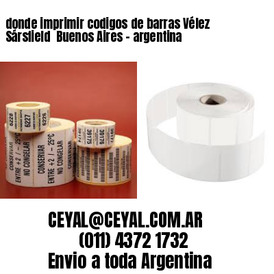 donde imprimir codigos de barras Vélez Sársfield  Buenos Aires – argentina