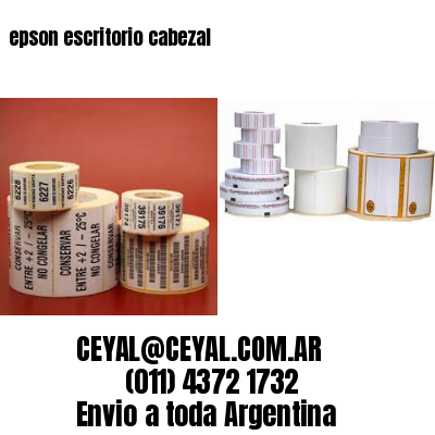 epson escritorio cabezal