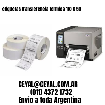 etiquetas transferencia termica 110 X 50