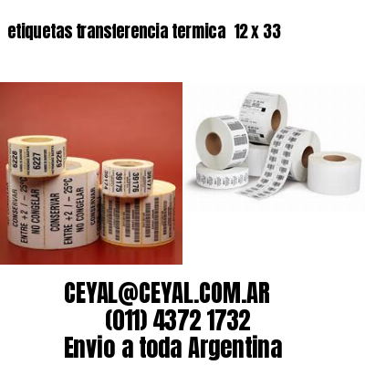 etiquetas transferencia termica  12 x 33