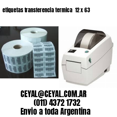 etiquetas transferencia termica  12 x 63