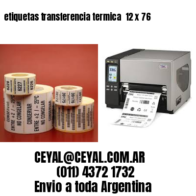 etiquetas transferencia termica  12 x 76