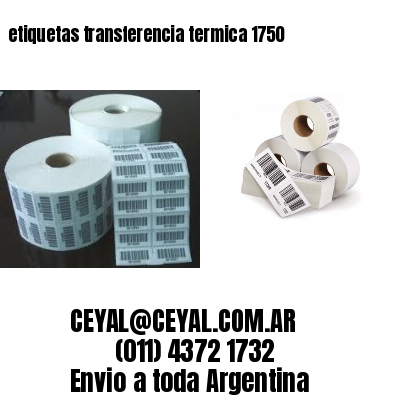 etiquetas transferencia termica 1750