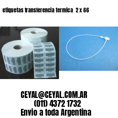 etiquetas transferencia termica  2 x 66