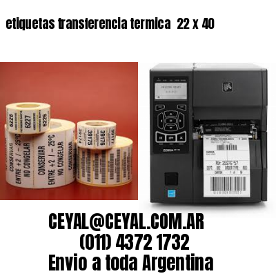 etiquetas transferencia termica  22 x 40