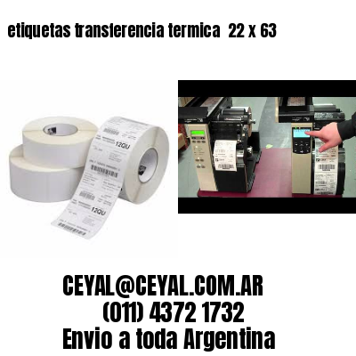etiquetas transferencia termica  22 x 63