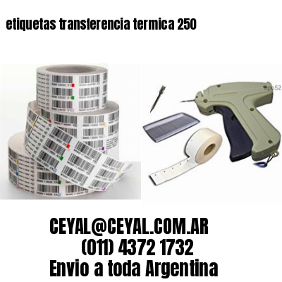 etiquetas transferencia termica 250